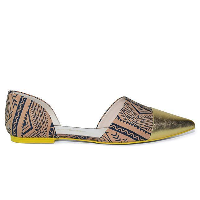Flats - Ethnic Print Flat