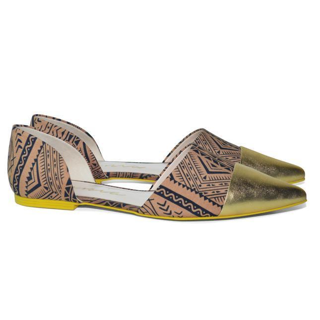 Flats - Ethnic Print Flat
