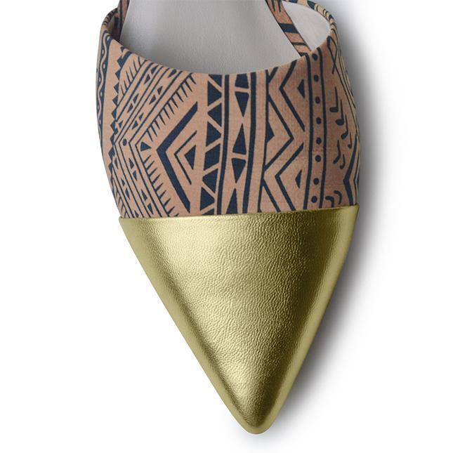 Flats - Ethnic Print Flat