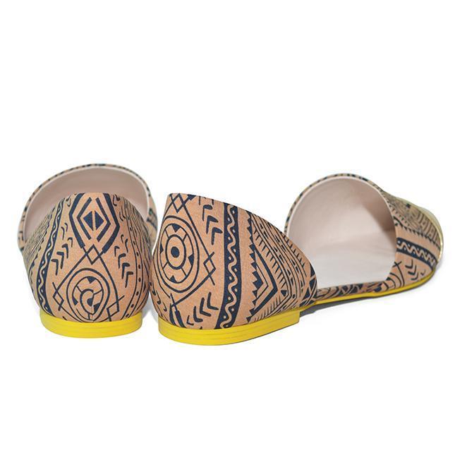 Flats - Ethnic Print Flat